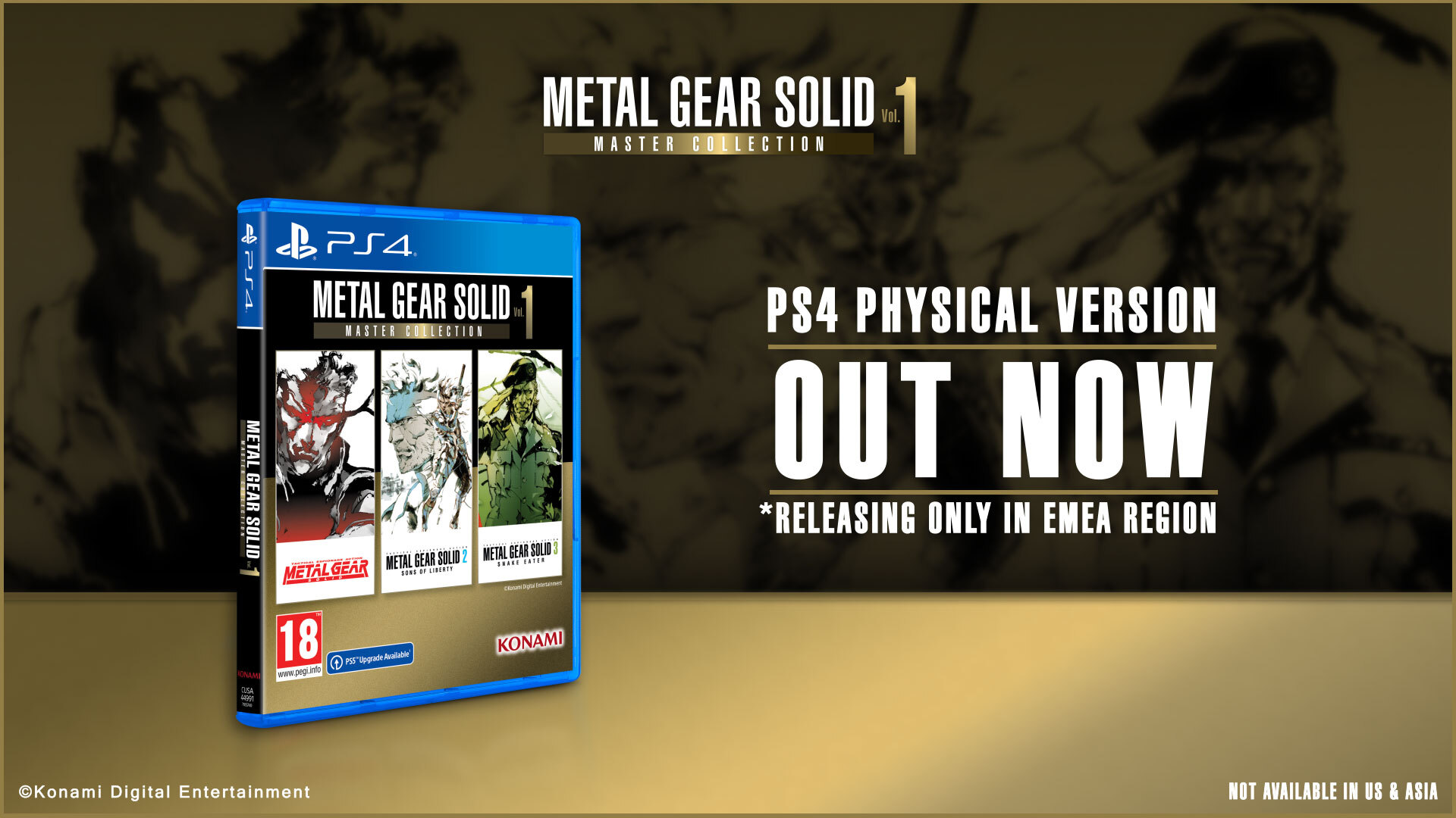 METAL GEAR SOLID MASTER COLLECTION Vol.1 PlayStation 4