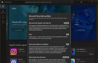 Microsoft Store Değişiklik Günlüğü
