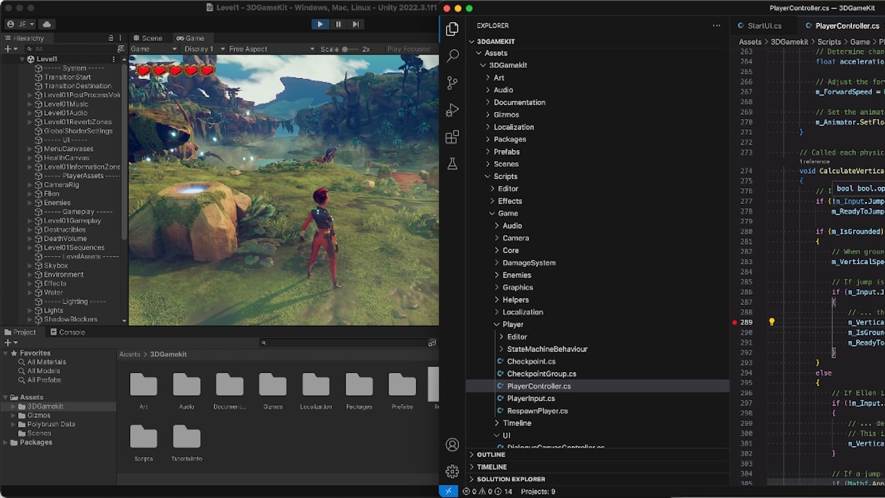 Visual Studio Code Unity Uzantısı