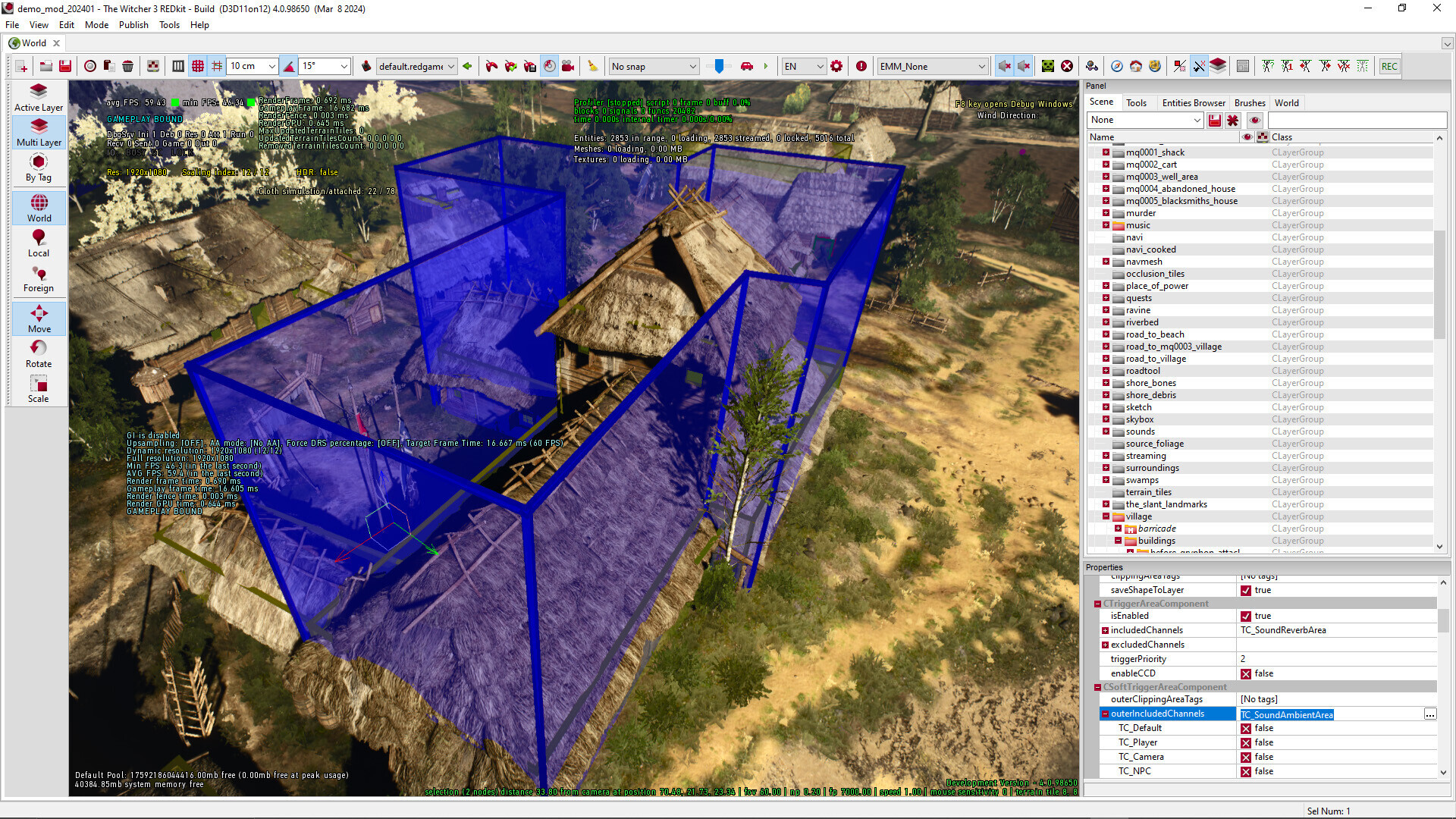 CD Projekt RED The Witcher 3 modlama araçları.