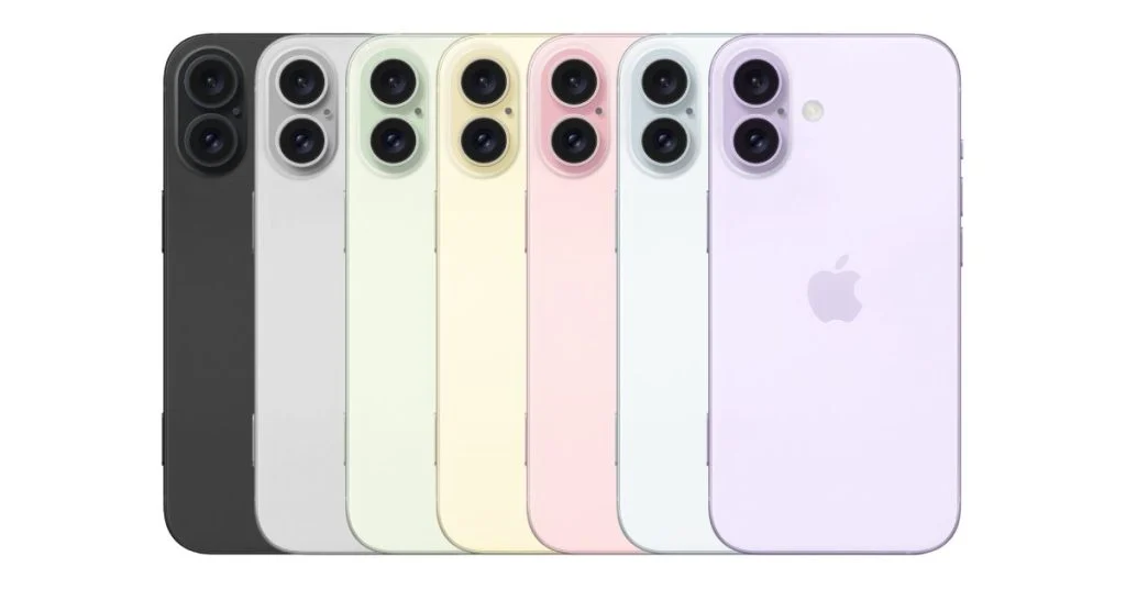 iPhone 16 Plus Renk seçenekleri