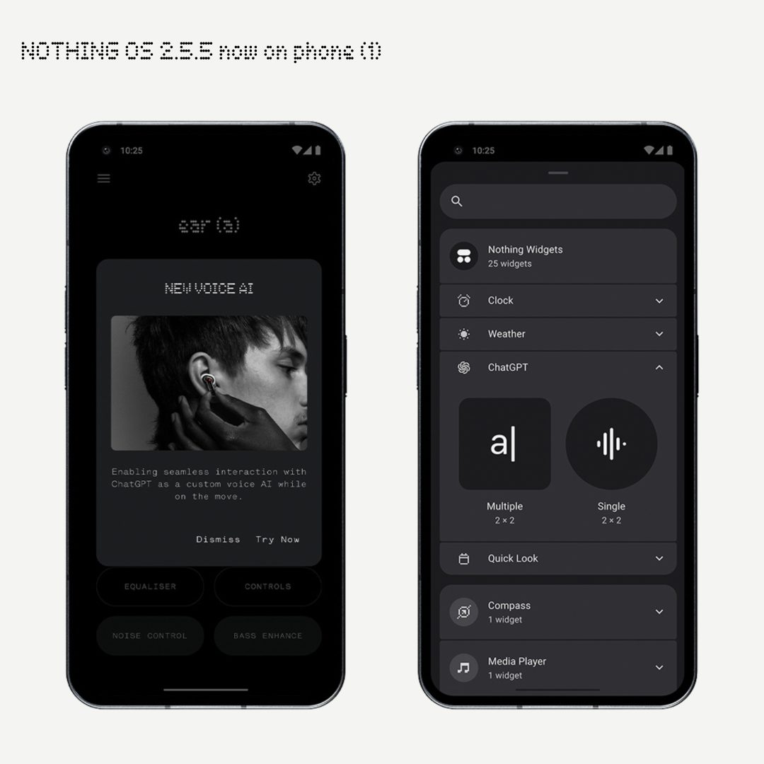 Nothing Phone (1), Nothing OS 2.5.5 Güncellemesiyle ChatGPT Desteği Kazandı