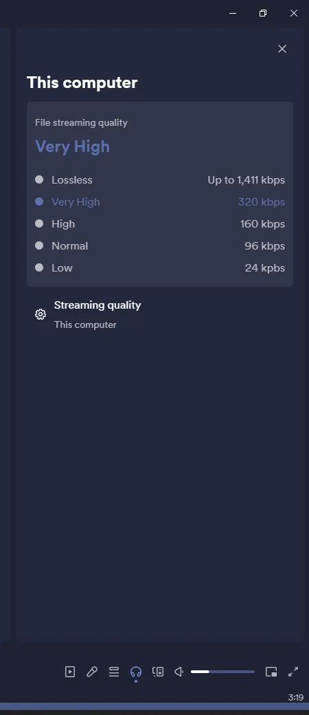 Spotify HiFi Aray&uuml;z&uuml;