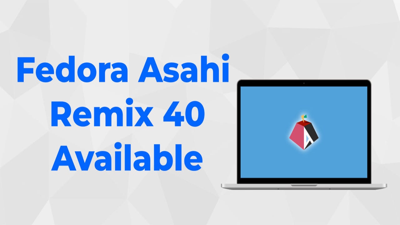 Fedora Asahi Remix 40