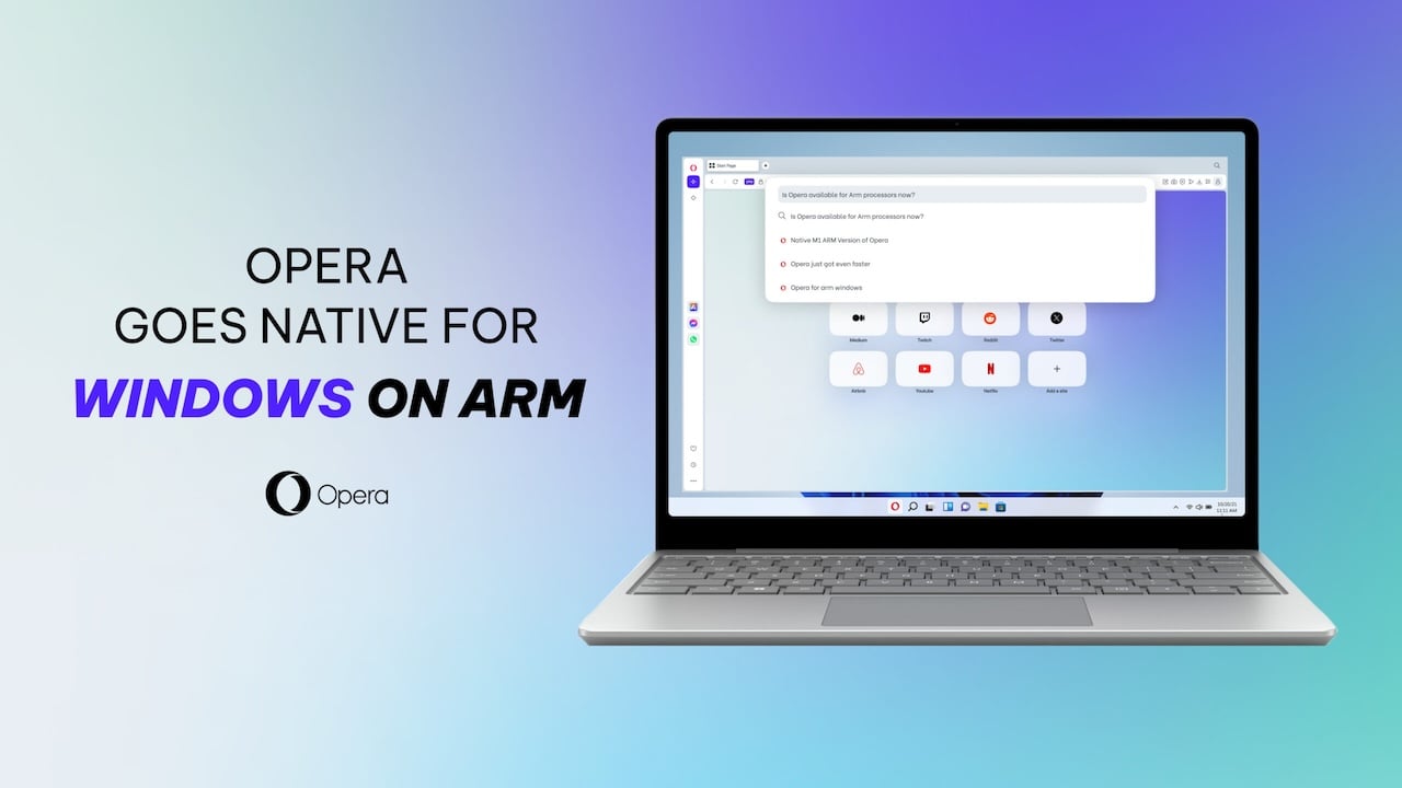Opera Windows ARM
