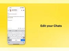 Snapchat Düzenlenebilir Mesajlar