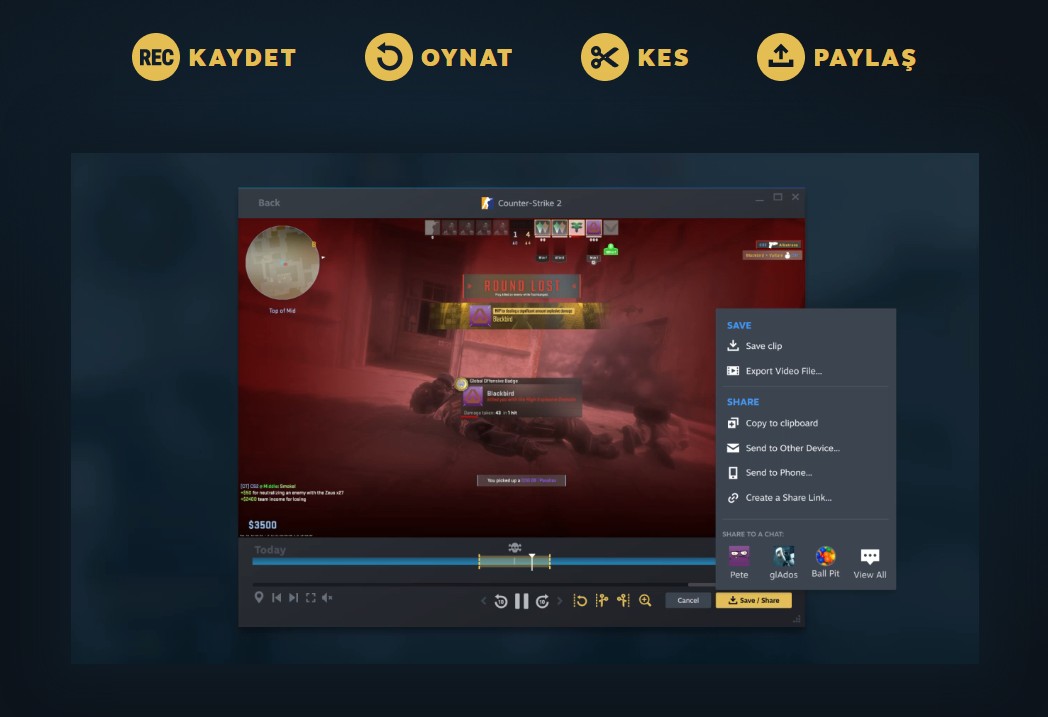 Steam, Oyun Kaydı ve Düzenleme Özelliğine Kavuşuyor