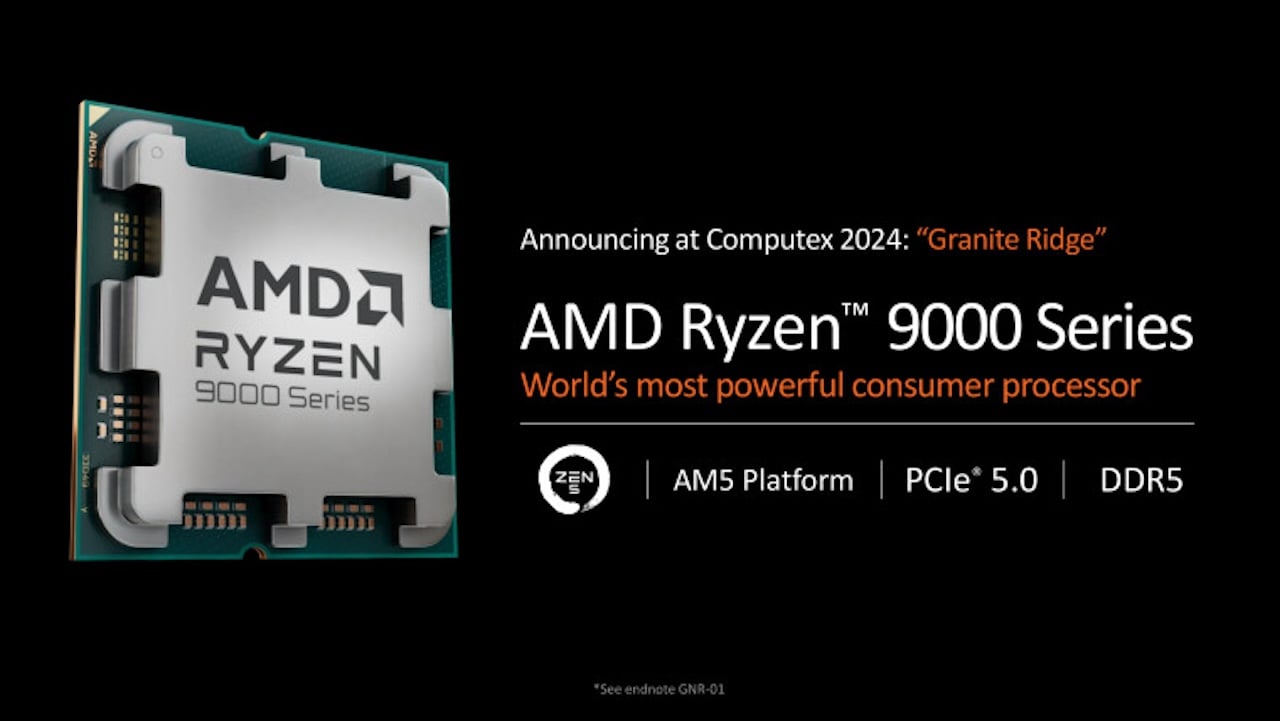 AMD Ryzen 9950X 9900X 9700X 9600X