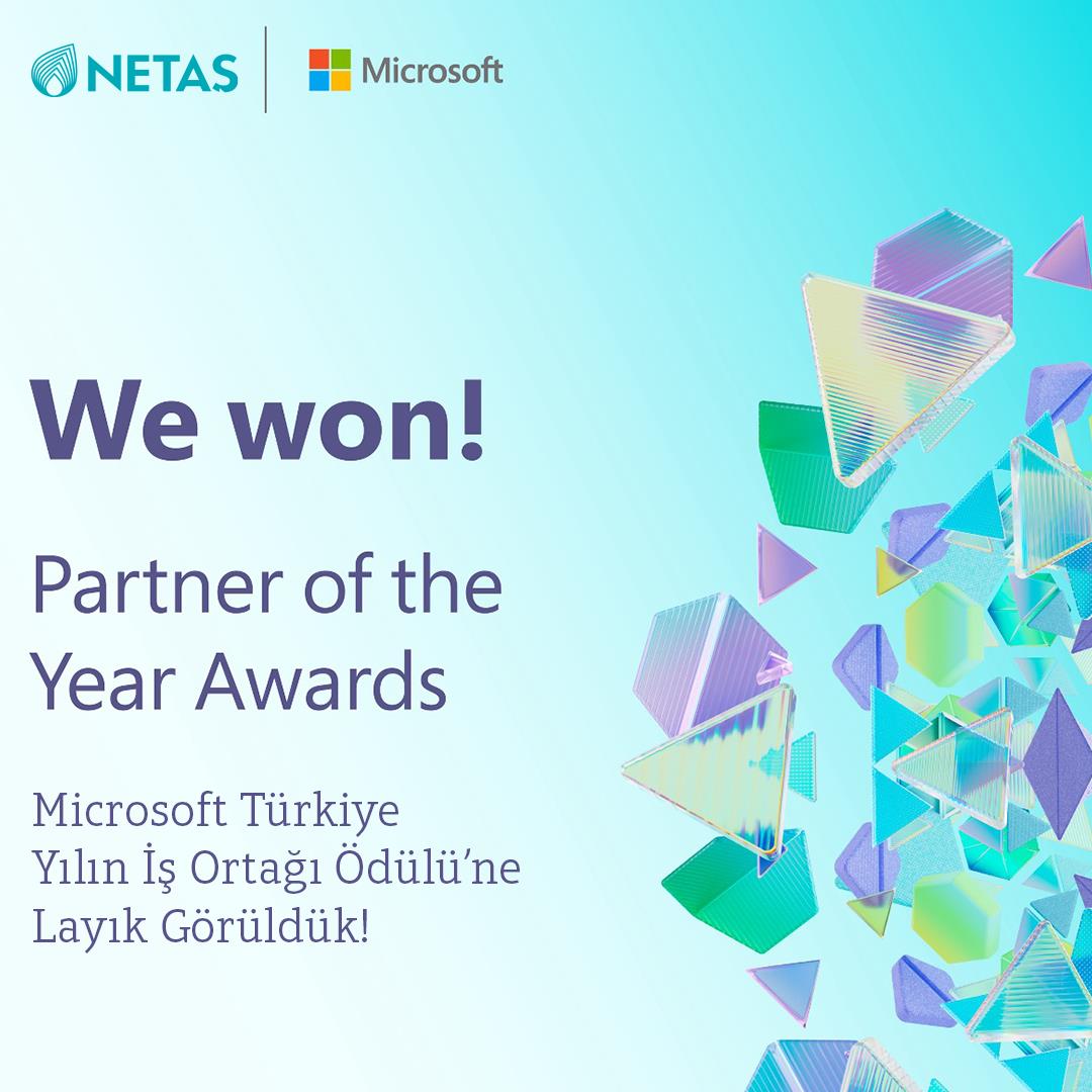Microsoft Yılın İş Ortağı 2024 Ödülü NETAŞ