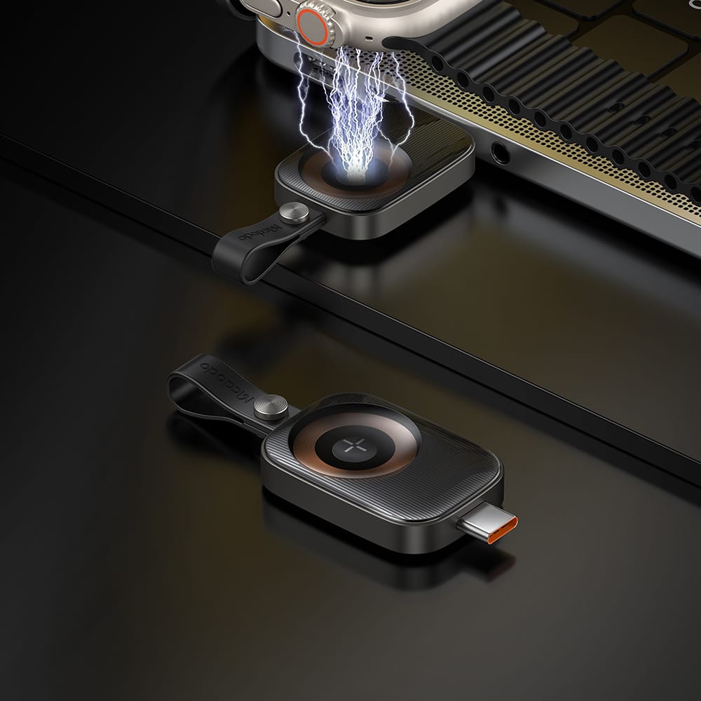 Mcdodo MC-5230 Apple Watch İçin Taşınabilir Dijital Manyetik Kablosuz Şarj Aleti