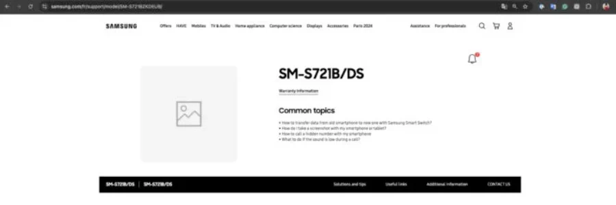 Samsung Galaxy S24 FE Destek Sayfası