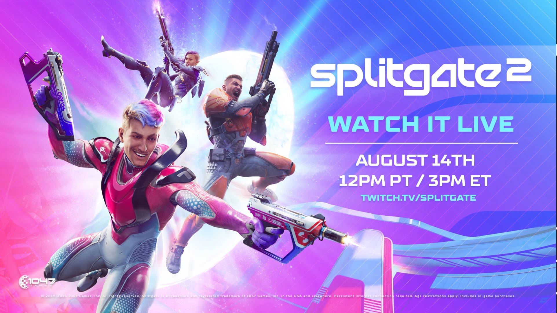 Splitgate 2, 1047 Games