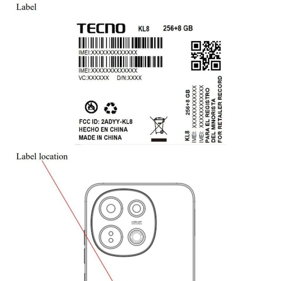 Tecno Spark 30 FCC