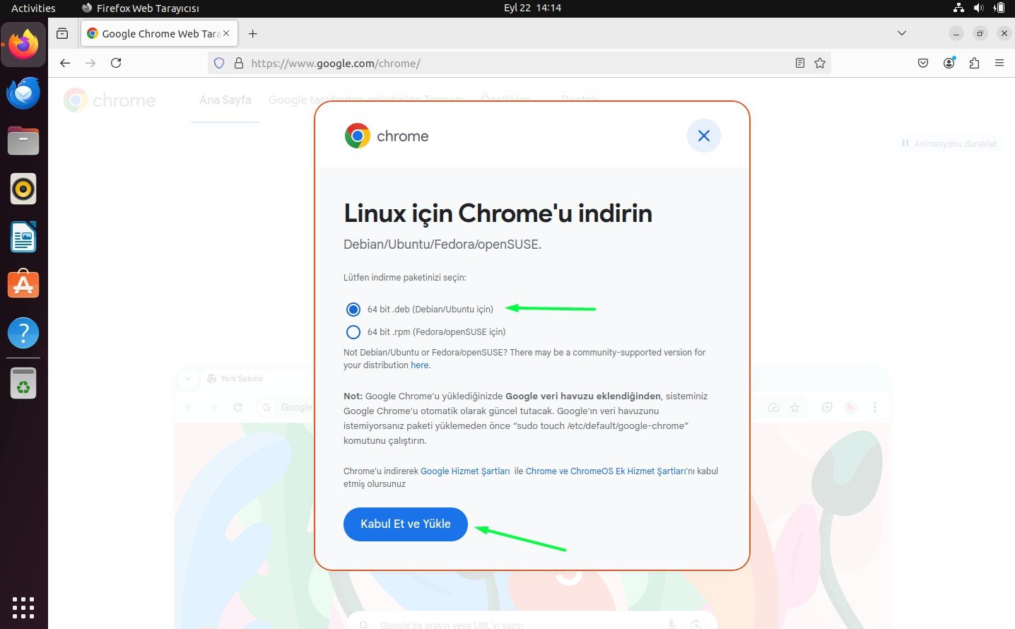Ubuntu Google Chrome