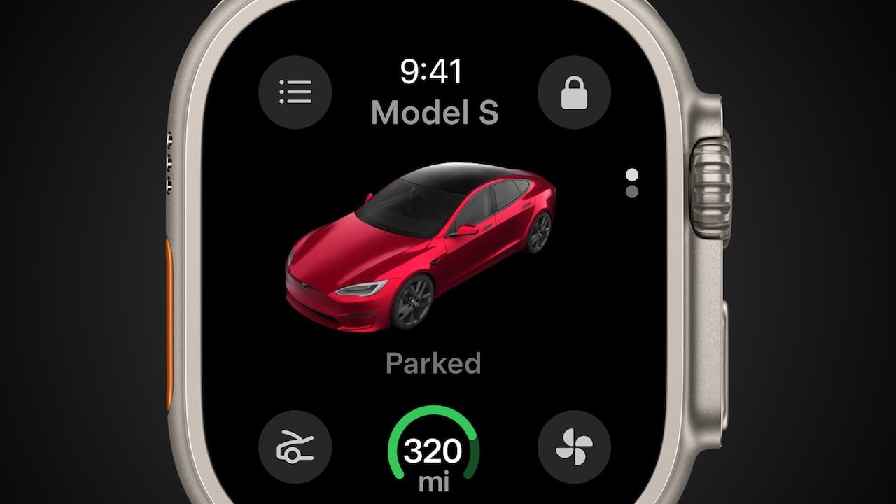 Apple Watch Tesla Uygulaması