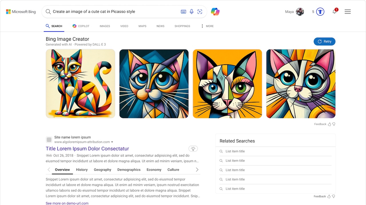 Bing Görüntü Oluşturucu Yeni DALL-E 3