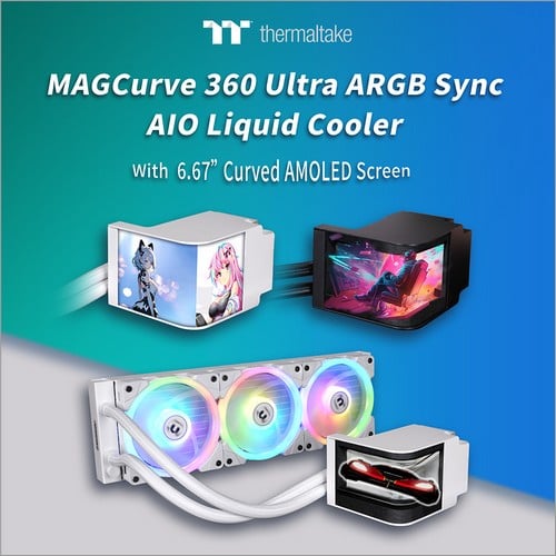 Kavisli Ekranlı Sahip Sıvı Soğutma: Thermaltake MAG Curve 360 Ultra – CES 2025 #31