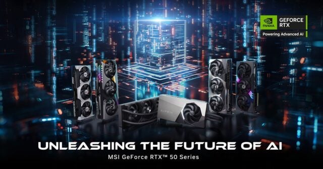 MSI RTX 50 ekran kartı