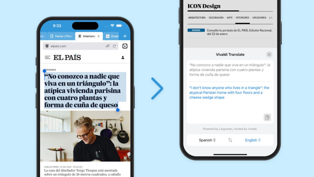 Vivaldi 7.1 iOS