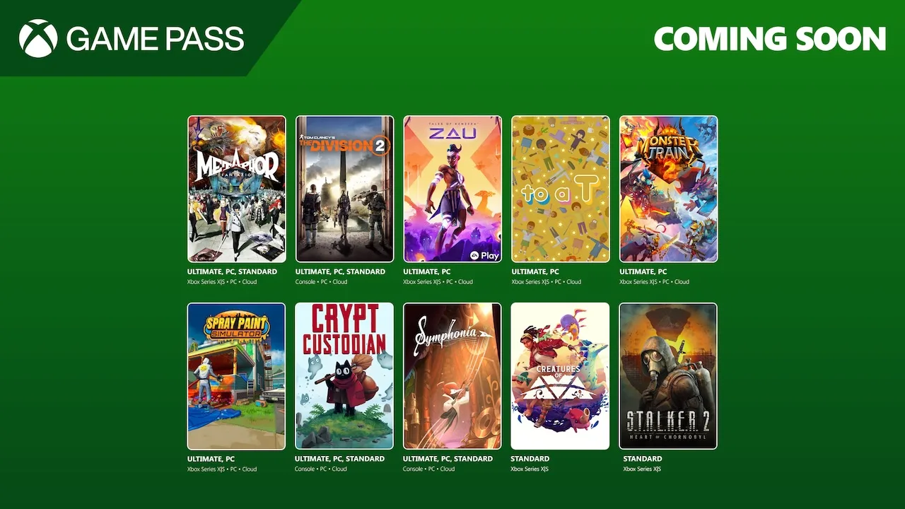 Xbox Game Pass Mayıs 2025 İkinci Dalga