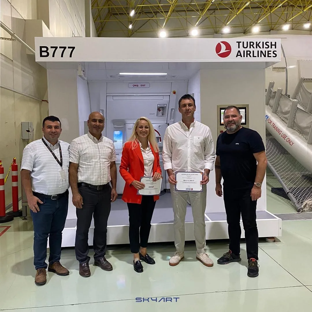 Yerli İmalatçı SkyArt, THY ile 3 Kabin Eğitim Simülatörü Anlaşması Yaptı