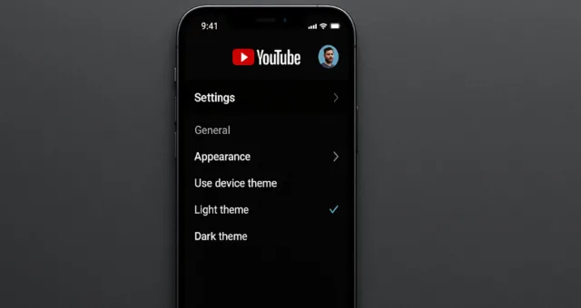 YouTube Karanlık Mod
