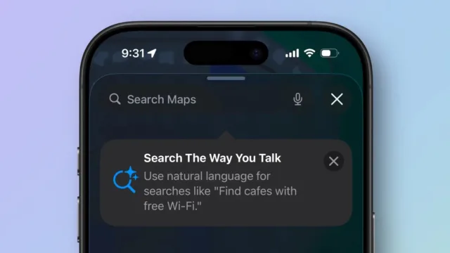Apple Harita iOS 26 Beta doğal dil araması