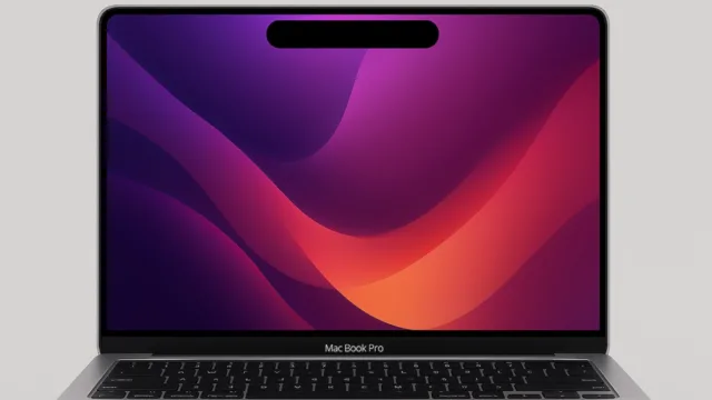 OLED MacBook Pro Dynamic Island