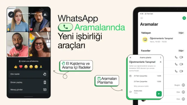 WhatsApp grup arama planlama
