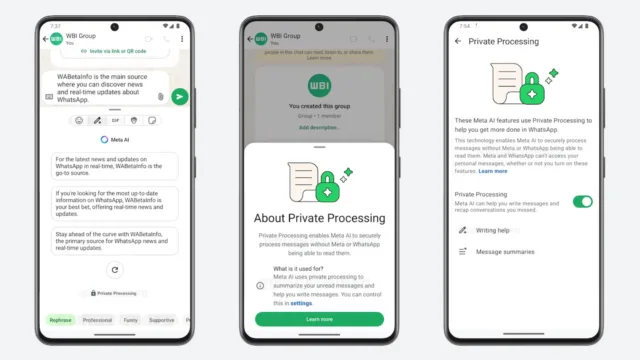 WhatsApp beta Yazma Yardımı