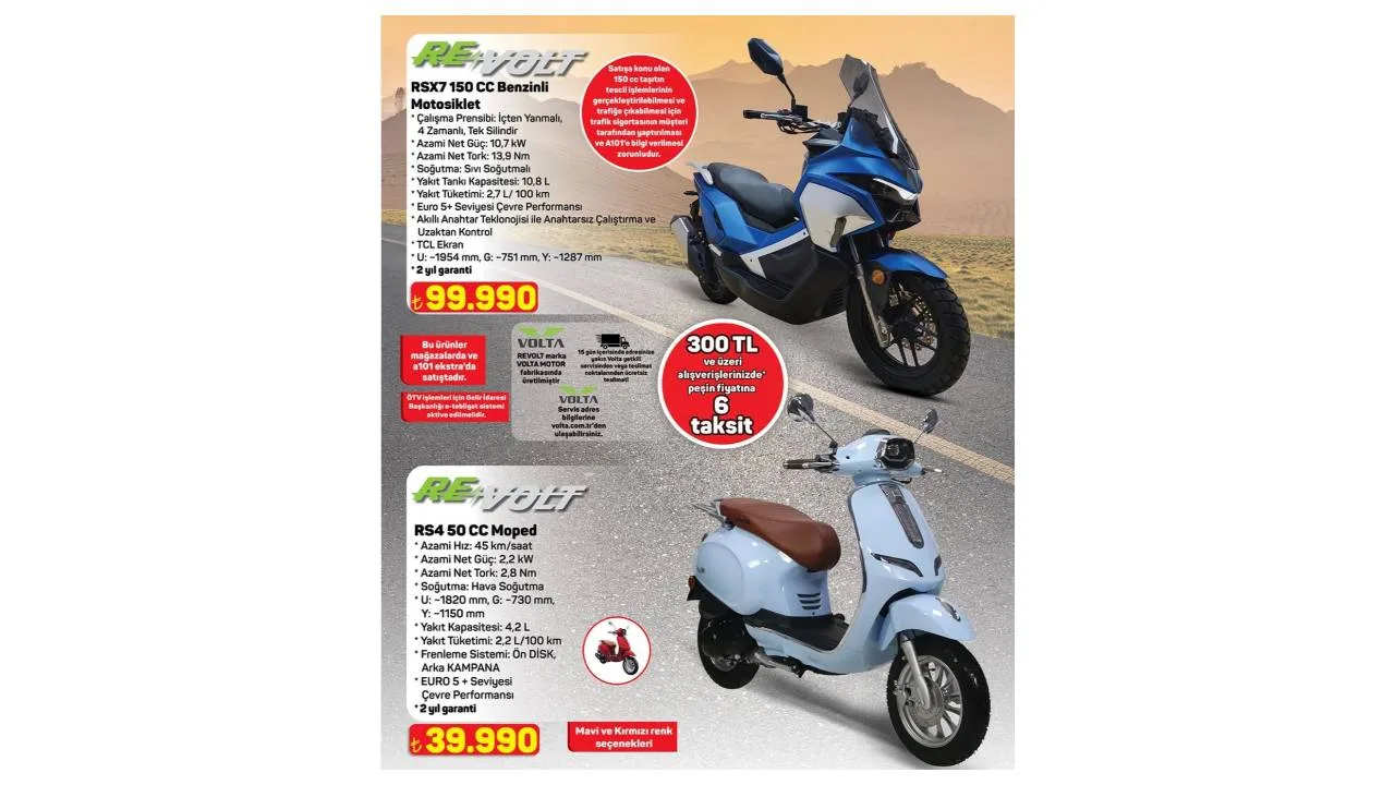 A101 bir kez daha motosiklet satacak: Fiyatlar nasıl?