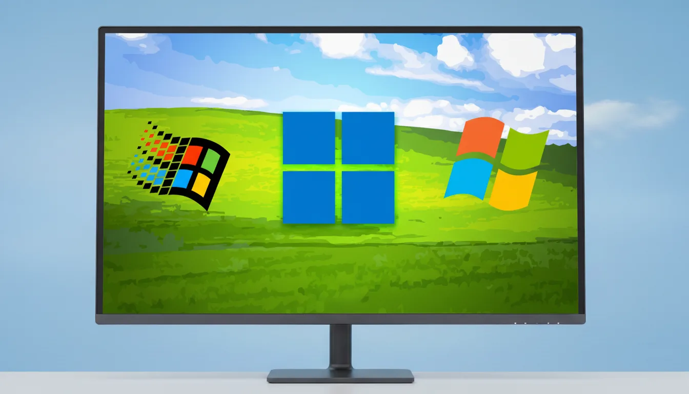 Geçmişten günümüze Windows logoları Geçmişten günümüze Windows logoları