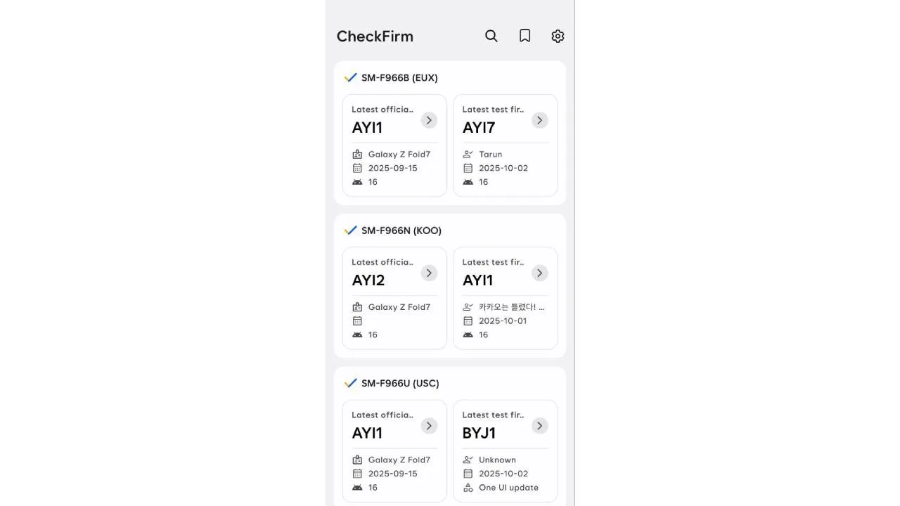 Galaxy Z Fold 7 için One UI 8.5 güncellemesi yayında
