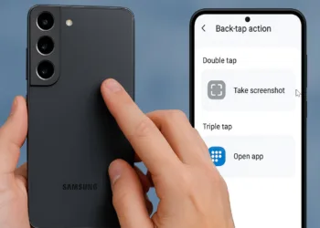 Samsung telefonlarda arka tıklamayı aktif hale getirme