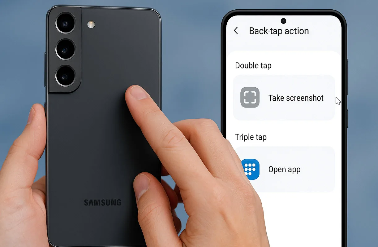 Samsung telefonlarda arka tıklamayı aktif hale getirme Samsung telefonlarda arka tıklamayı aktif hale getirme