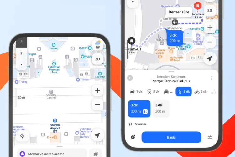 Yandex Maps İstanbul Havalimanı