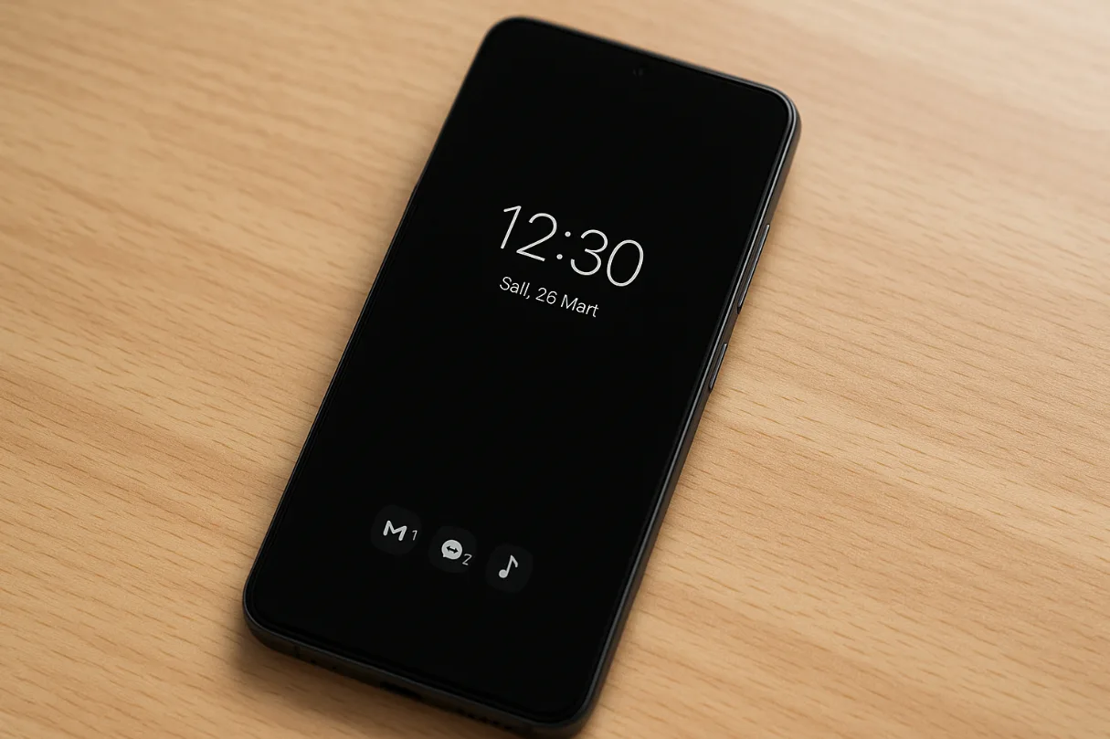 Android telefonlarda Her Zaman Açık Ekran (Always On Display) nasıl açılır ve uyku saatlerinde kapatılır?