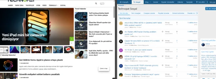 Chrome’da Bölünmüş Görünüm (Split View) nasıl etkinleştirilir ve kullanılır