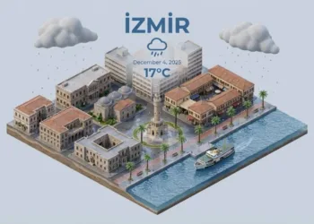 Şehirleri canlı hava durumuyla 3D makete çeviren prompt