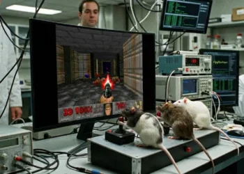 Sıçanlara Doom oynatılan deney yeni aşamaya geçti! Artık ateş ediyorlar