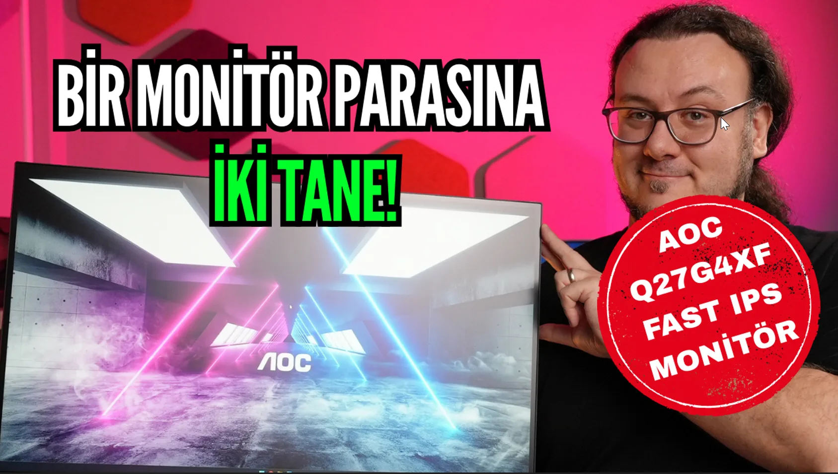 AOC Q27G4XF OLED İSTEMEYENE FAST IPS!