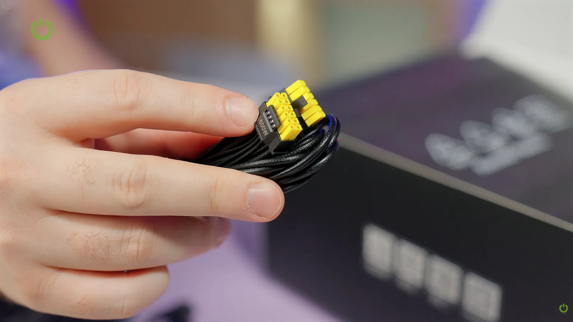 PSU (G&uuml;&ccedil; kaynağı) - GPU (Ekran kartı) 600W bağlantı kablosu