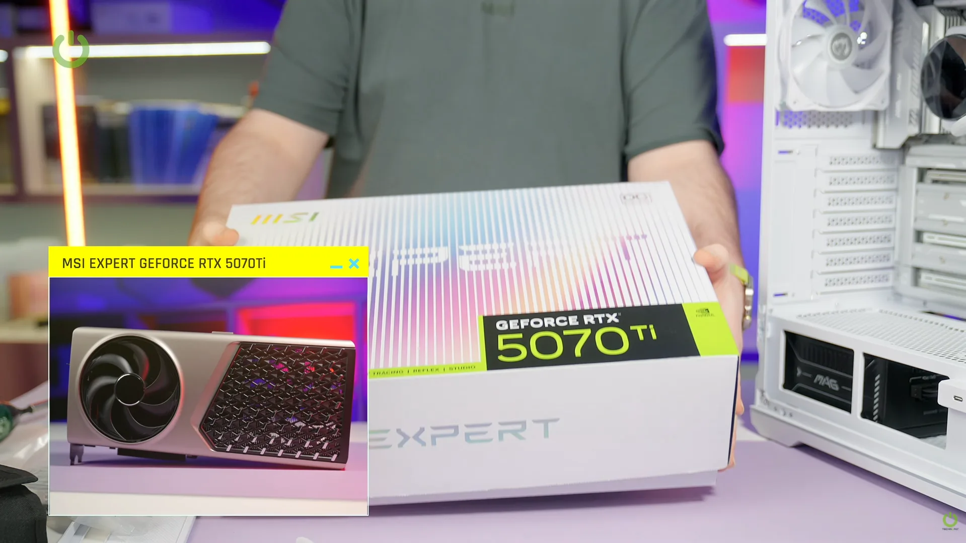 MSI Expert GeForce RTX 5070 Ti ekran kartı GPU