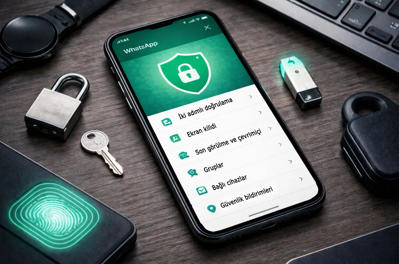 WhatsApp G&uuml;venlik Ayarları