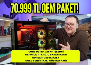 Gamer.Gen.TR RTX 5070 OEM paketi inceleme