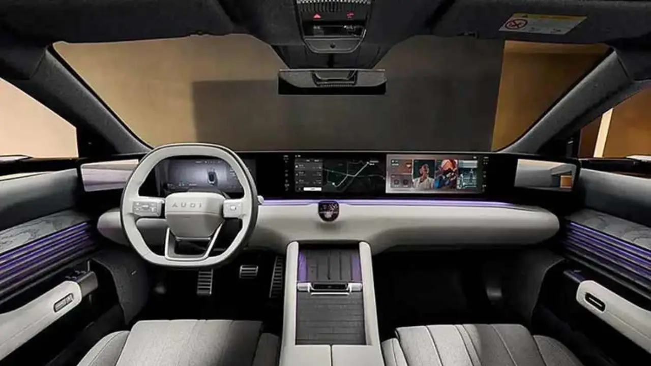 AUDI E7X ön konsol iç dizayn