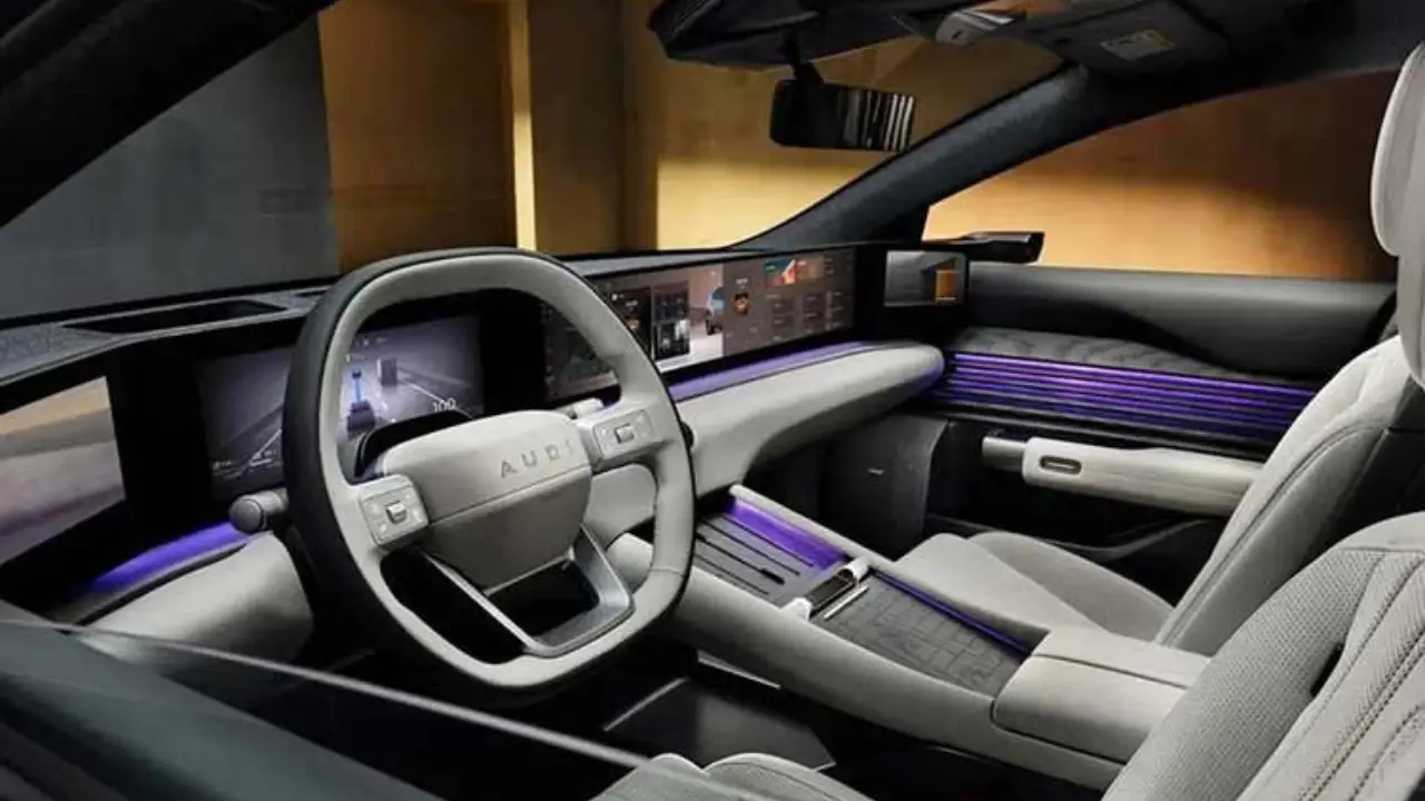 AUDI E7X  iç dizayn