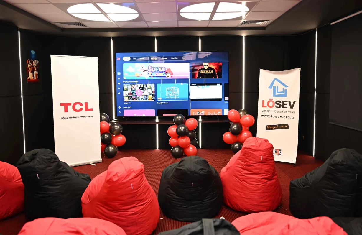 TCL sinema odası ile L&Ouml;SEV&rsquo;li &ccedil;ocuklara &ouml;zel anlamlı proje
