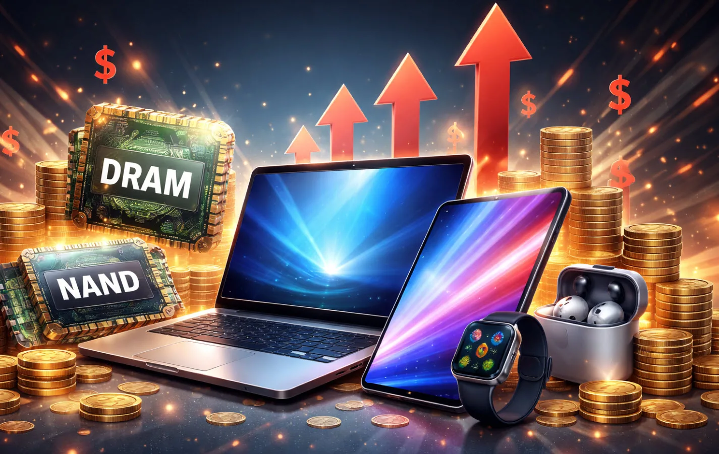 Bellek maliyetlerindeki k&uuml;resel artış tablet, giyilebilir teknoloji ve PC fiyatlarını nasıl etkileyecek?